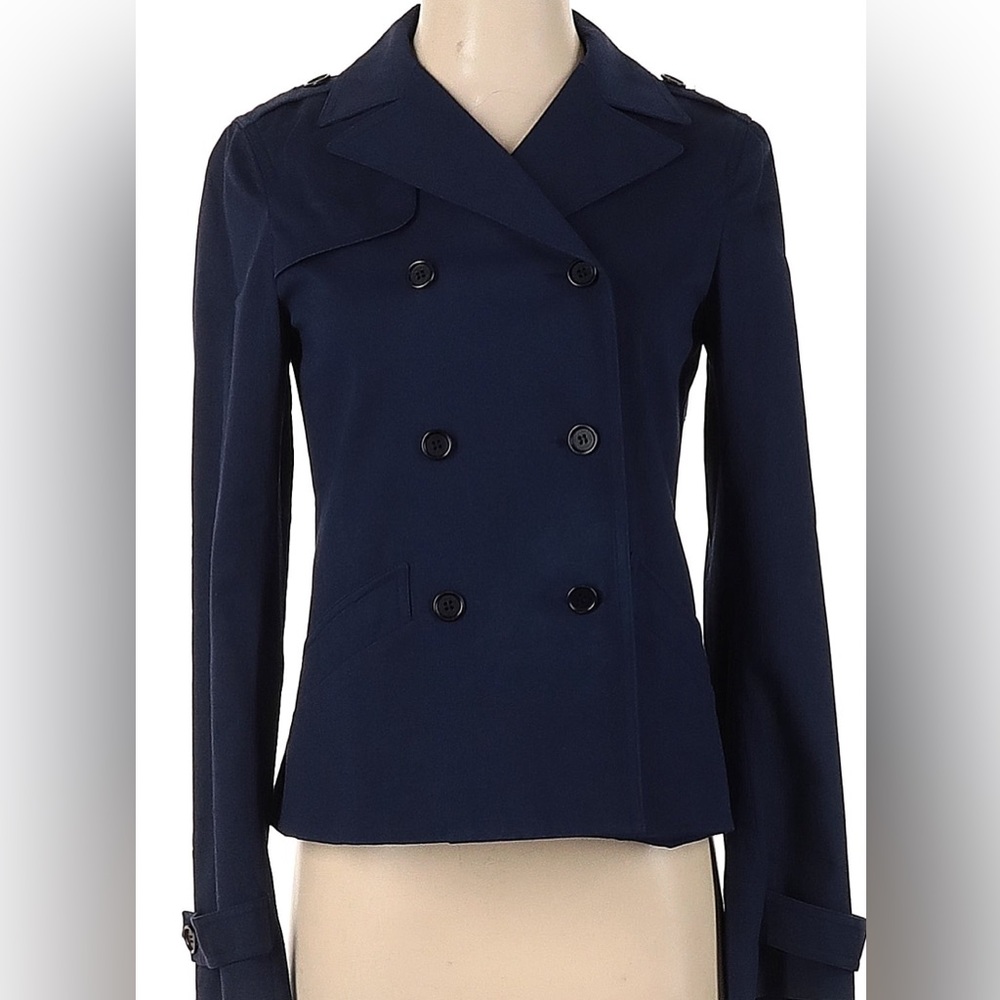 THEORY || Navy Blue Double Breasted Blazer/Jacket/Peacoat. Sz. M